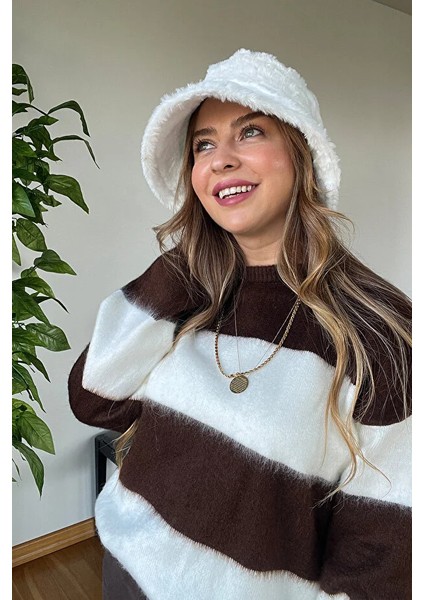 Premium Kalite Yumuşak Şık Tarz Bucket Peluş Şapka Sıcak Tutan Kış Aksesuar fırsatları