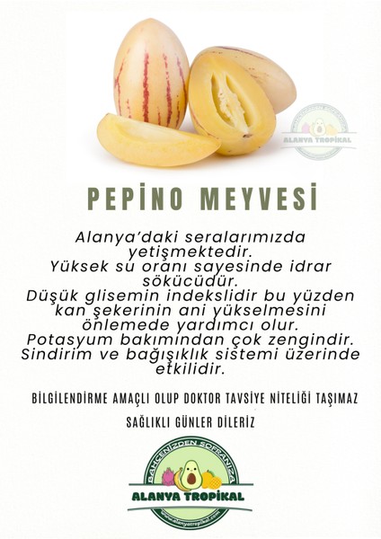 Pepino Meyvesi (2 Adet) modelleri