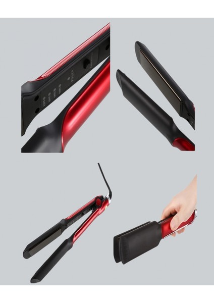 - Profesyonel Titanyum Saç Düzleştirici – Ayarlanabilir Isı ve Hızlı Isınma Özellikli indirimleri