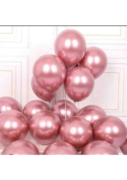Metalik Pembe Balon 50'li fiyatları