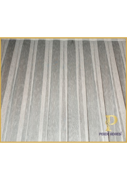 Keten Şantuk 3x Pileli Tül Perde, Ütü Gerektirmez Kırışmaz, Kornişe Asmaya Hazır, Kırık Beyaz Özel Kesim ve Dikim Tül Perde