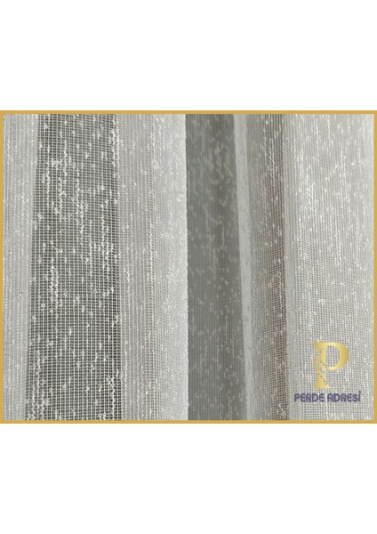 Keten Şantuk 3x Pileli Tül Perde, Ütü Gerektirmez Kırışmaz, Kornişe Asmaya Hazır, Kırık Beyaz Özel Kesim ve Dikim Tül Perde fiyatları