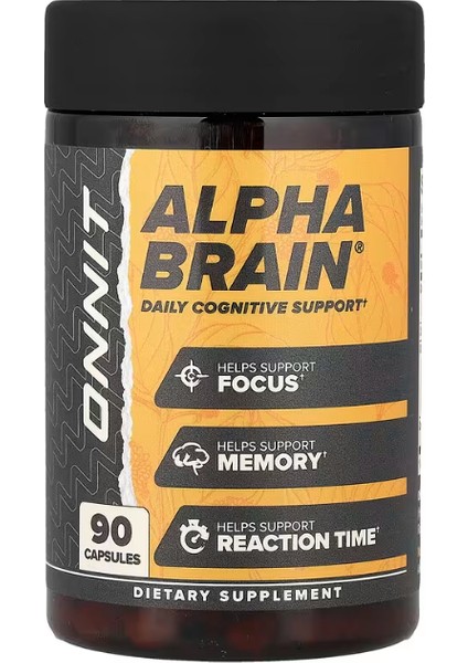 Onnit Alpha Brain Memory & Focus 90 Capsul usa Version