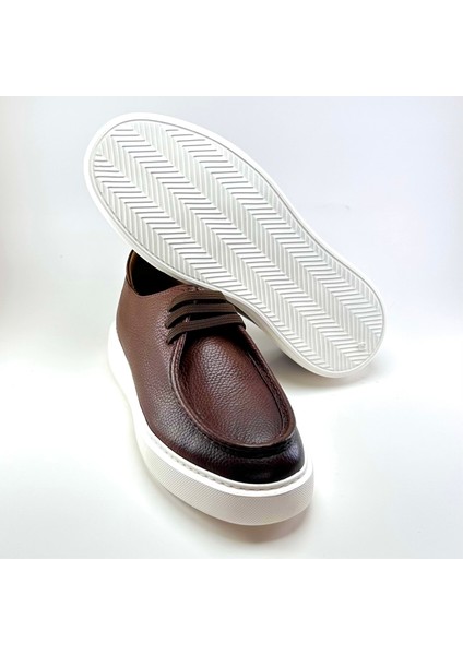 Premium Kalite Hakiki Deri Erkek Sneaker Sisley Model - Ultra Konfor Taban