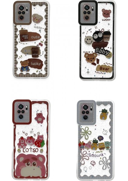 Xiaomi Redmi Note 10 Pro Kılıf Sweet Desenli Silikon Kapak - Pembe fiyatları