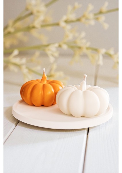 3'lü Set Doğal Soya Kabak Mumlar fırsatları