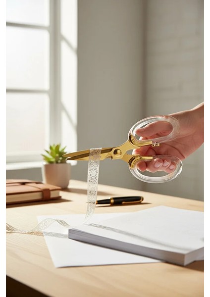 Mien Gold Paslanmaz Çelik Mutfak Makası (MIEN-1516G) – Çok Amaçlı Lüks Gold Mutfak Makası