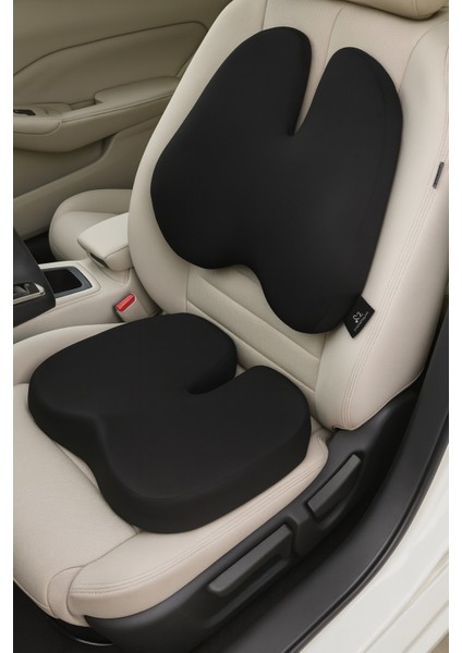 Araç Koltuğu Için Ortopedik Bel ve Oturma Minderi - Konforlu Sürüş