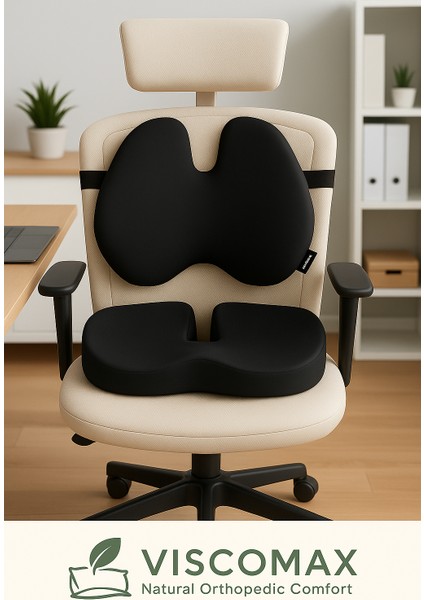 Araç Koltuğu Için Ortopedik Bel ve Oturma Minderi - Konforlu Sürüş fiyatları