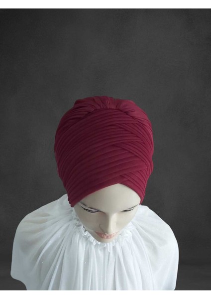 Bordo Bone Hazır Duvak Hazır Türban Hazır Şal fiyatları