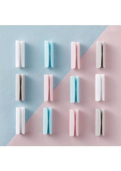 Yatak Yorgan Çarşaf Klipsi 12 Adet Kaydırmaz Çok Amaçlı Tutucu (5358)