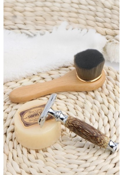 Q5 Bambu Manuel Tıraş Makinesi + U5 Mekanizmalı Ustura + 5 Adet Yaprak Jilet indirimleri