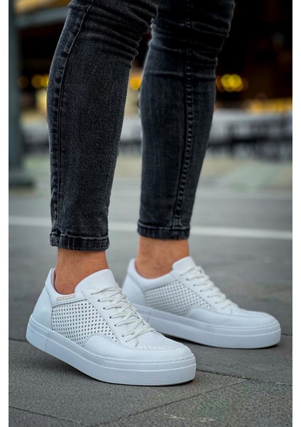 First Edition Premium Erkek Günlük Sneaker Beyaz