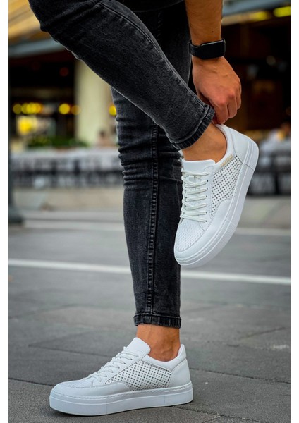 First Edition Premium Erkek Günlük Sneaker Beyaz