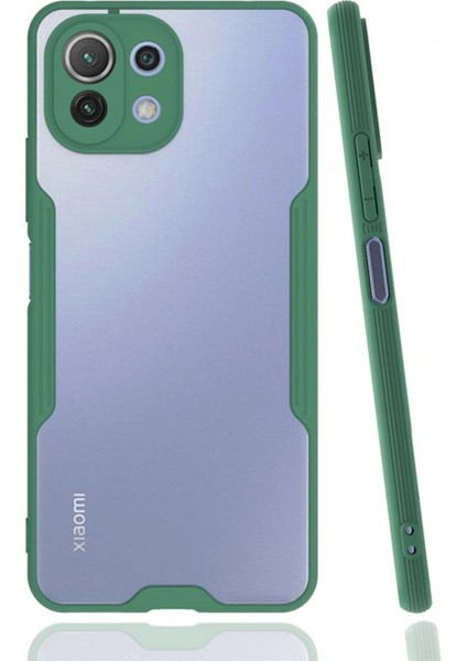 Ieg Xiaomi Mi 11 Lite Kılıf Platin Silikon - Yeşil