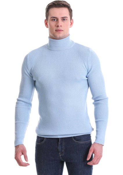 Siyah Pamuklu Kumaş Balıkçı Yaka (2'li Paket) Slimfit Boğazlı Kazak fırsatları