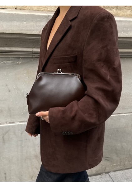 Ilot.ıstanbul | Kahverengi Omuz Askılı Clutch