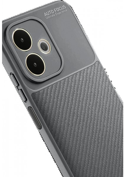 Oppo A5 Pro 4g Kılıf Auto Focus Karbon Kapak - Gri fiyatları