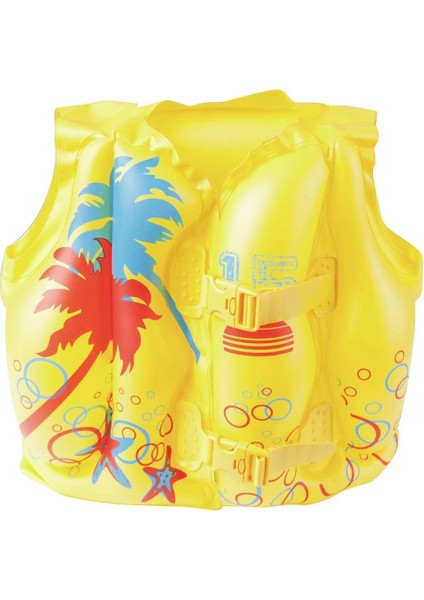 Bfs Bestway 32069 Tropikal Desenli Can Yeleği