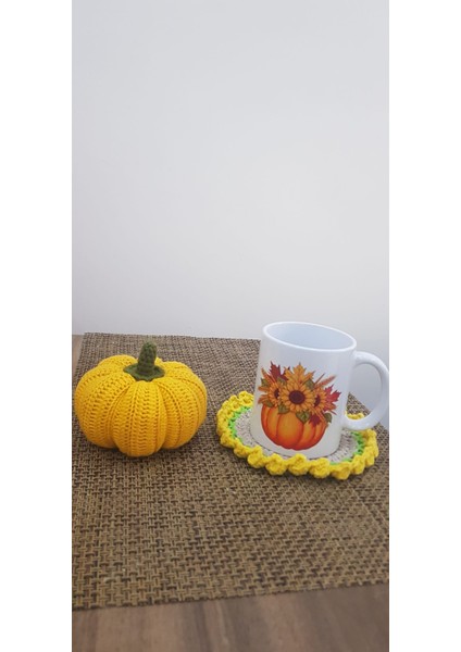 Kupa Bardak Altlığı Aksesuar Kabak Set 5