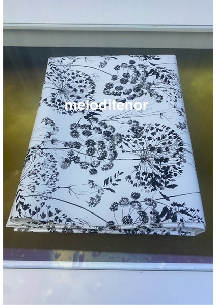 Kalın Astarlı Kaymaz Gri Cipso Çiçekli Pvc Muşamba Masa Örtüsü indirimleri