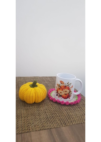 Kupa Bardak Altlığı Aksesuar Kabak Set 1