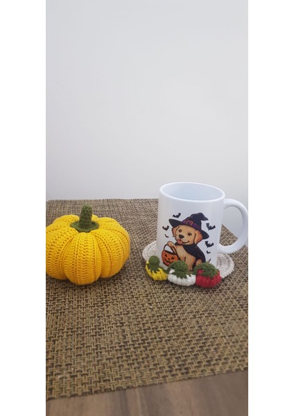 Kupa Bardak Altlığı Aksesuar Kabak Set 6