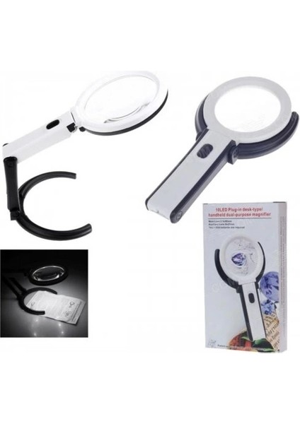 2X5X120MM 10 Ledli Masaüstü Büyüteç indirimleri