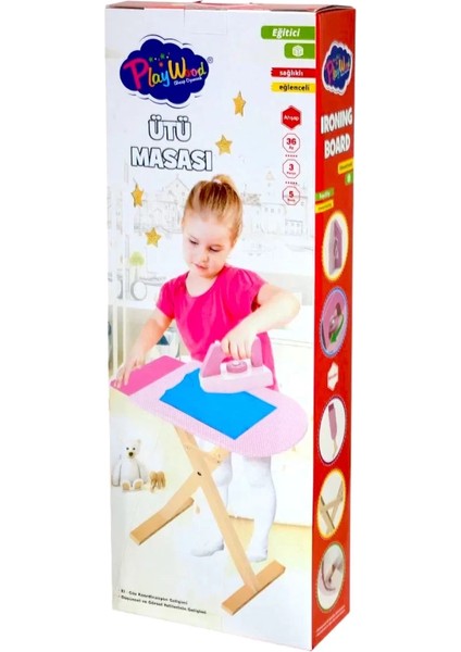 Bfs Playwood Ahşap Ütü Masası Seti