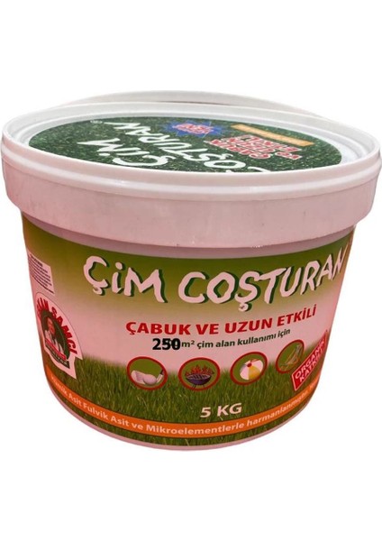 Özlem Çim Coşturan 2820 Çim Gübresi 5 kg 250 M2 Için