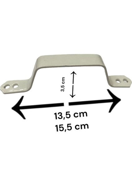 Demir Doğrama Kulp Beyaz Kaplama