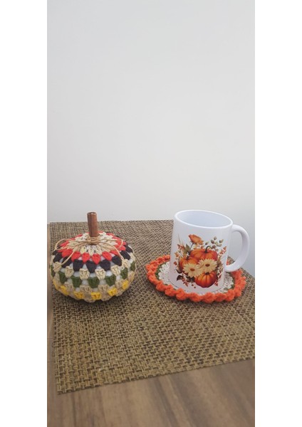 Kupa Bardak Altlığı Aksesuar Kabak Set 3