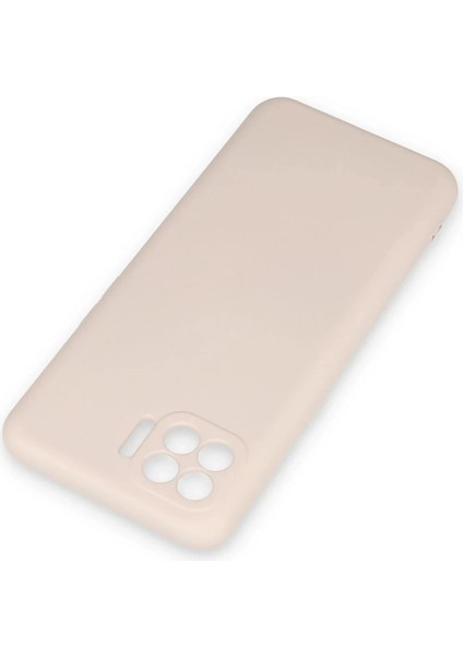 Oppo Reno 4 Lite Kılıf Nano Içi Kadife Silikon - Pudra modelleri