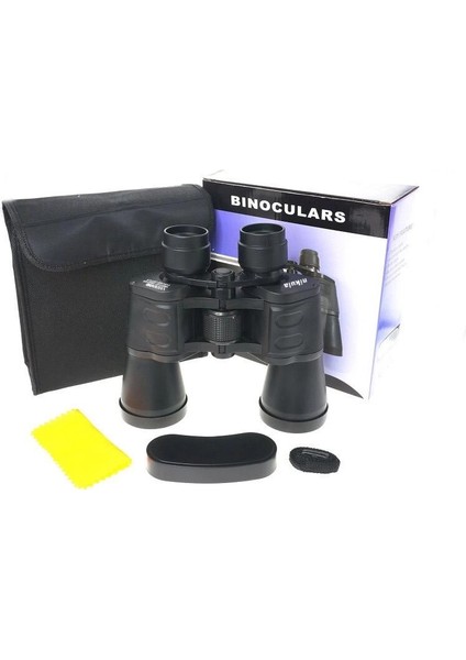 100X100 Kauçuk Kaplamalı Mavı Cam Mercekli Dürbün 56M/1000M Kod 90