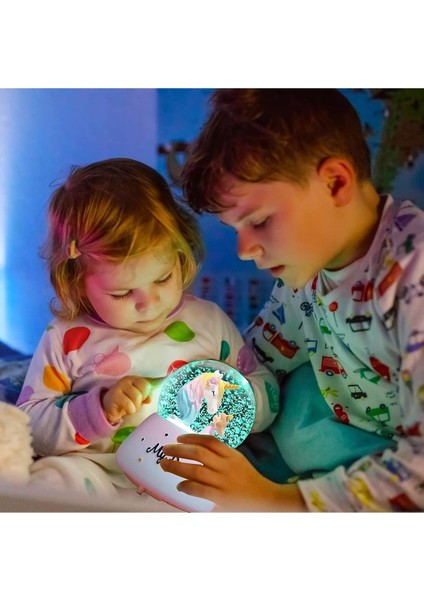 Unicorn Orta Boy Işıklı Müzikli Kar Küresi fiyatları