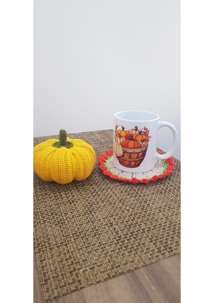 Kupa Bardak Altlığı Aksesuar Kabak Set 8