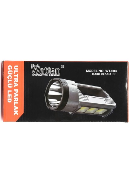 Güçlü Şarjlı Fener Masa Lambası WT-603