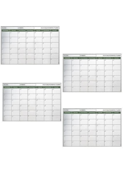 Manyetik Yapışkanlı Bir Aylık Program Planlayıcı Takvim 85X56 cm indirimleri
