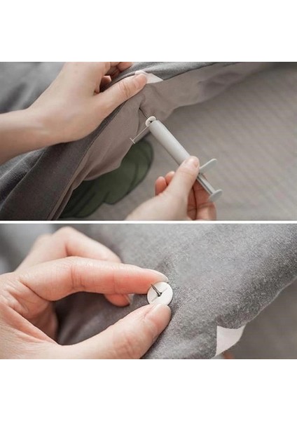 Yorgan Kılıfı ve Çarşaf Tutucu Sabitleyici Düğme Kiti