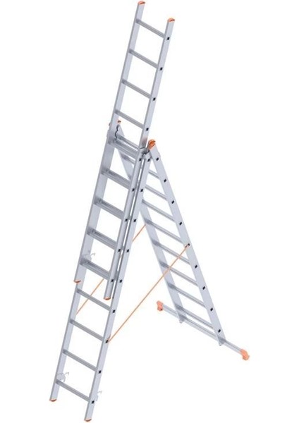 Bfs Saraylı 3x9 A Tipi Sürgülü Merdiven 7,41 Metre