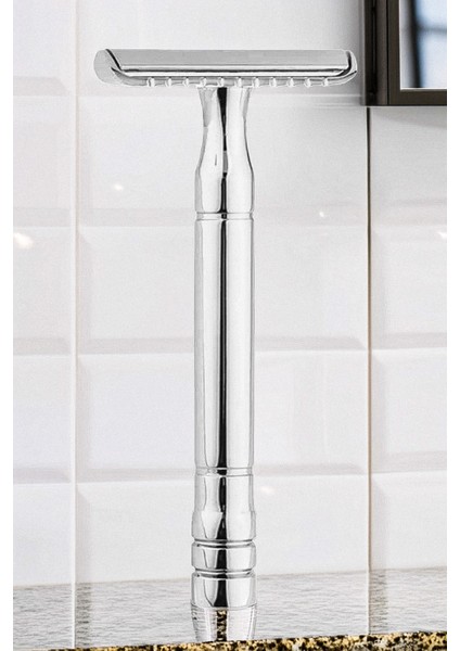 S6 Full Metal Manuel Tıraş Makinesi + U5 Mekanizmalı Ustura + 5 Adet Yaprak Jilet indirimleri