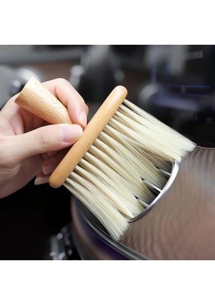 Araba Için Ahşap Saplı Yumuşak Kıl Fırça Detaylı Toz Alma Temizleme Fırçası modelleri