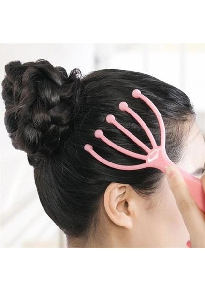 Çok Fonksiyonlu 5 Uçlu Bilyeli Baş Boyun Bacak Kol Masaj Alet Rahatlatıcı Kafa Masaj Aparatı fırsatları