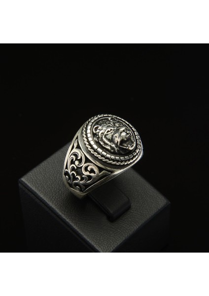 738 Aslan Başlı Gümüş Yüzük fiyatları