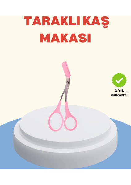 Bfs Profesyonel Taraklı Kaş Makası – Evde ve Salon Kullanımına Uygun