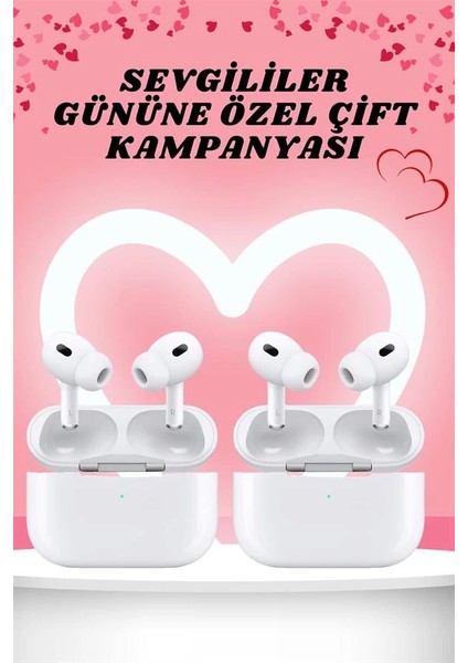 Bfs Sevgiliye Hediye Çift Kulaklığı Yeni Nesil Pro Kulaklık Sevgililer Gününe Özel Kampanya fiyatları