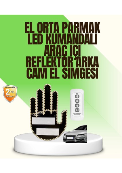 Bfs Uzaktan Kumandalı LED El Park Uyarı Cihazı Suya Dayanıklı Enerji Tasarruflu