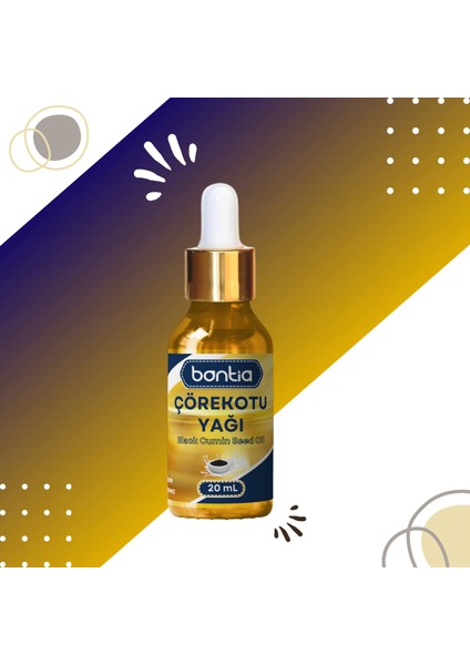 Premium Çörekotu Yağı - %100 Saf Doğal Bağışıklık ve Cilt Desteği 20ML