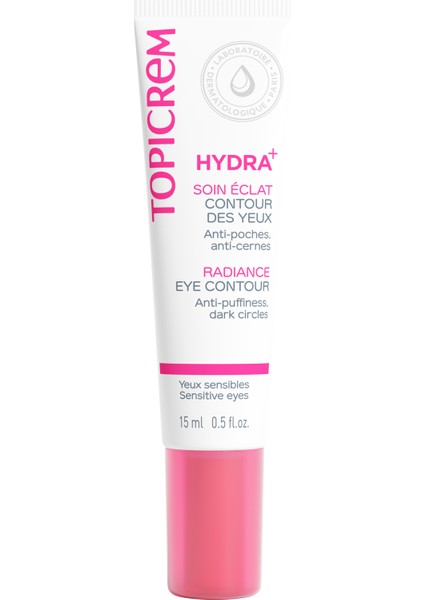 Hydra + Radiance Eye Contour Göz Çevresi Bakım Kremi 15ml - Dezenfektan Hediyeli (%72 Alkol)