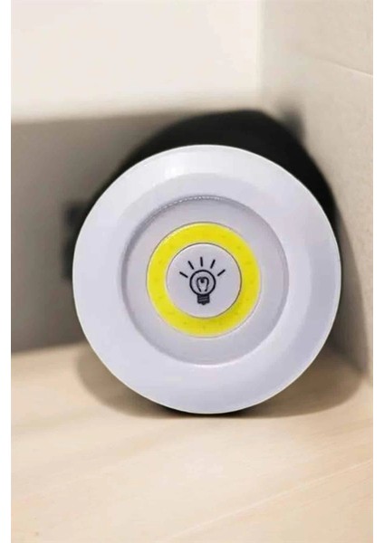 Bfs Spot Lamba LED Işık 3'lü Uzaktan Kumandalı Pilli Yapışkanlı Kablosuz modelleri